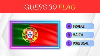 Guess 30 Flags | Flag Quiz 2024