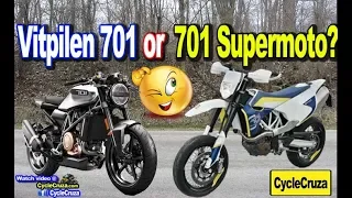 Husqvarna Vitpilen 701 Or 701 Supermoto - Which Bike Should You Get? | MotoVlog