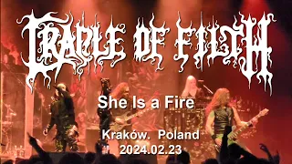 Cradle of Filth - She Is a Fire (Kraków 2024.02.23 Poland