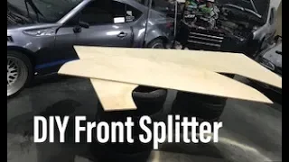 Building the BRZ Front Splitter