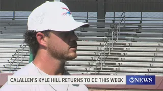 Former Calallen pitcher Kyle Hill returns to town week as a pro