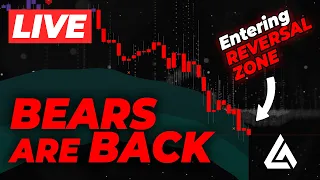 RATE SCARES + BUILDING PERMITS DOWN = BEARS ARE BACK -  LIVE ANALYSIS🔴