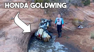 Off Roading my Honda Goldwing