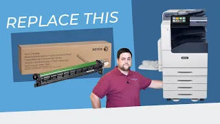 How to quickly replace the drum cartridge: Xerox AltaLink B8100s and C8100s