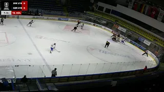 Slovakia U18 vs Germany U18 goal Roman Faith#27 assist Juraj Slafkovsky#17 and Samuel Rehak#12