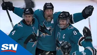 Sharks Score Three Goals In Three Minutes vs. Golden Knights