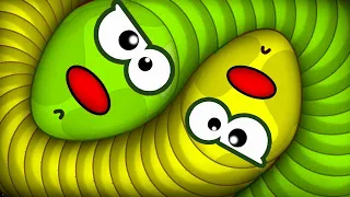 Game 🐍 WORMATE ZONE.IO | Rắn Săn Mồi #042 BIGGEST SNAKE | Epic Worms Zone Best Gameplay | Biggiun TV