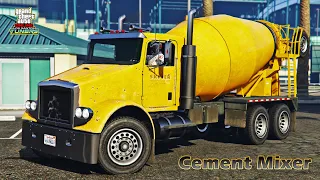 GTA 5 Online | Cement Mixer TRUCK | HVY Mixer Review & Test Drive