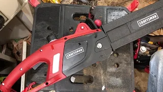 TEARDOWN: Craftsman 14in electric chainsaw