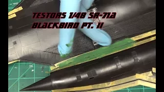 Testors 1/48 SR-71 Blackbird Model Tutorial Part 2