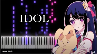 최애의 아이 OP_아이돌 (アイドル, IDOL) YOASOBI | Oshi no Ko OST | Piano Arrangement & Cover by Tully