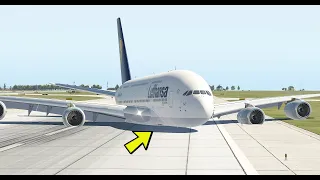 A380 Co-Pilot Got Promoted For This Belly Landing [XP11]