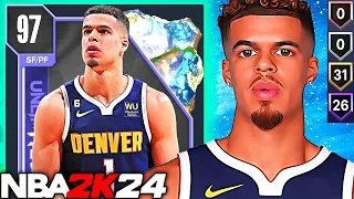 FREE GALAXY OPAL MICHAEL PORTER JR GAMEPLAY! MPJ IS A TOP TIER SMALL FORWARD IN NBA 2K24 MyTEAM!