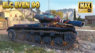 ELC EVEN 90 in a tier 10 battle - World of Tanks