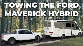 Towing the Ford Maverick Hybrid with a Leisure Travel Vans Unity | Sprinter