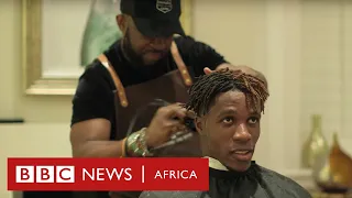 Premier League footballers get hairstyles from this Ghanaian barber - BBC Africa