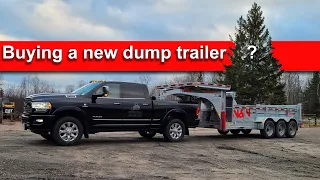 Buying a new dump trailer