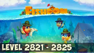 Fishdom level 2821 - 2825 HD