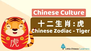 Kids Learn Mandarin - Chinese Culture Gems 十二生肖: 虎 Chinese Zodiac Tiger | Little Chinese Learners