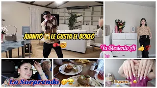 JUANITO 😳 QUIERE SER BOXEADOR 🥊🫢👀   ME PUSE PESTAÑAS 👁️😱EL SORPRENDIDO 😮 👈JAJAJAJA 😂