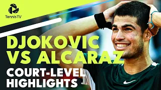 Novak Djokovic vs Carlos Alcaraz: Court-Level Highlights | Madrid 2022 Semi-Final