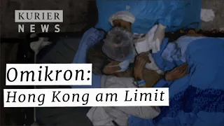 Omikron: Patienten in Hong Kong übernachten am Spitalsparkplatz