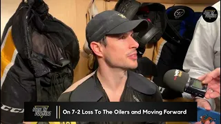 Sidney Crosby on Moving Past Penguins 7-2 Loss To Edmonton