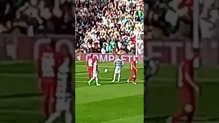 Steven Gerrard's penalty (Celtic legends v Liverpool legends charity match)