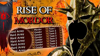 One Mordor VS 7 Hard Gondor | Who will rule Middle-Earth!? | Battle for Middle-Earth