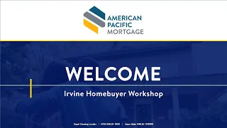Irvine Homebuyer Workshop - February 2024