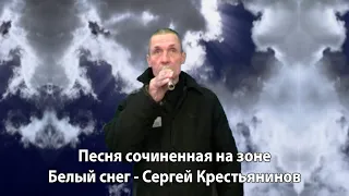 Песня сочиненная на зоне. Белый снег - Сергей Крестьянинов