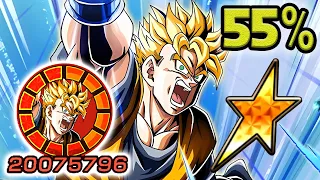 NO DUPES! 55% STR LR SUPER SAIYAN FUTURE GOHAN SHOWCASE! Dragon Ball Z Dokkan Battle