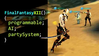 FFXII's Programmable AI Party - Learning Programming in Games