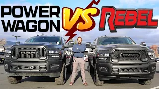 2024 Ram Power Wagon vs Ram Rebel: Which Ram Is Best?