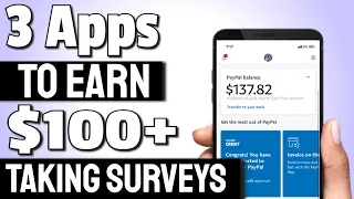 Top 3 Survey Apps To Make $100+ Per Day! Surveys To Make Money | Apps That Pay 2022