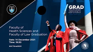 Faculty of Health Sciences and Faculty of Law Graduation – December 2021