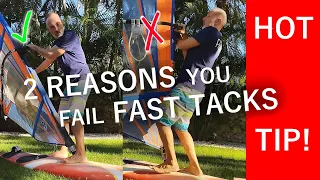 Quick TIPS for Windsurfing FAST TACKS!