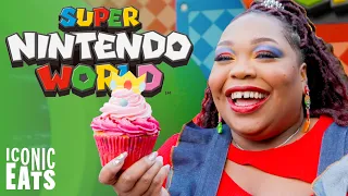 Trying ALL 23 Menu Items At Super Nintendo World In Universal Studios Hollywood | Delish