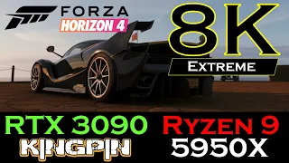 Forza Horizon 4 | 8K Extreme Settings ReBAR | RTX 3090 KINGPIN Hydro Copper | Ryzen 9 5950X