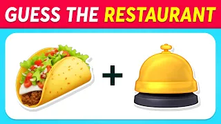 Guess the Fast Food Restaurant by Emoji? 🍔🍕 Food Emoji Quiz