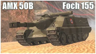 Foch 155 & AMX 50B ● WoT Blitz