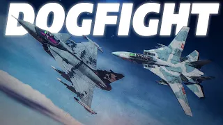 Gripen Vs F-14 Tomcat & F-16 Viper | Dogfight | Digital Combat Simulator | DCS |