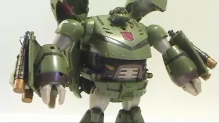 Video review of Transformers Animated; Leader Class Bulkhead