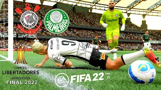 Corinthians x Palmeiras | FINAL LIBERTADORES 2022 - EMOCIONANTE ATÉ O FINAL! - FIFA 22