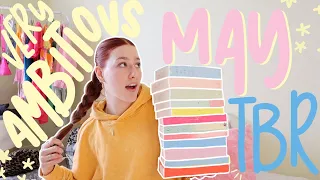 my VERY AMBITIOUS may tbr 🌱🛼✨🌸🦋 10+ books!!!