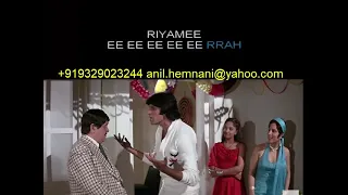 THODI SI JO PEE LI HAI KARAOKE- NAMAK HALAL -KISHORE KUMAR