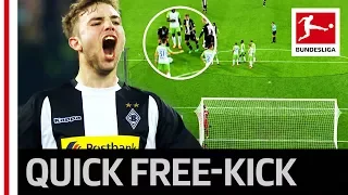 Cheekiest Goal of the Season? Kramer Scores Quick Free-Kick