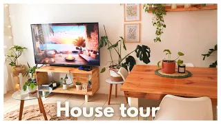 HOME TOUR• por mi acogedora casa con plantas y muebles de madera🪵🌱