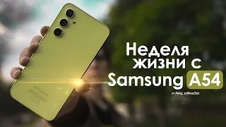 НЕДЕЛЯ с Samsung Galaxy A54 | Что творят КОРЕЙЦЫ? | ЧЕСТНЫЙ ОТЗЫВ