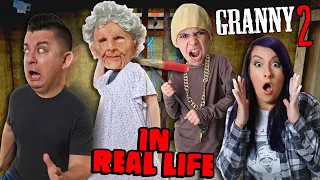 GRANNY Chapter Two IN REAL LIFE (Front Door Escape) FUNhouse Family